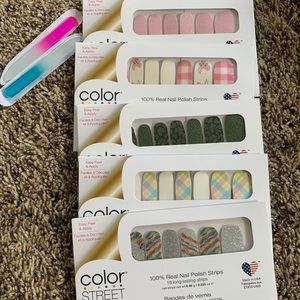 Color street nail strips